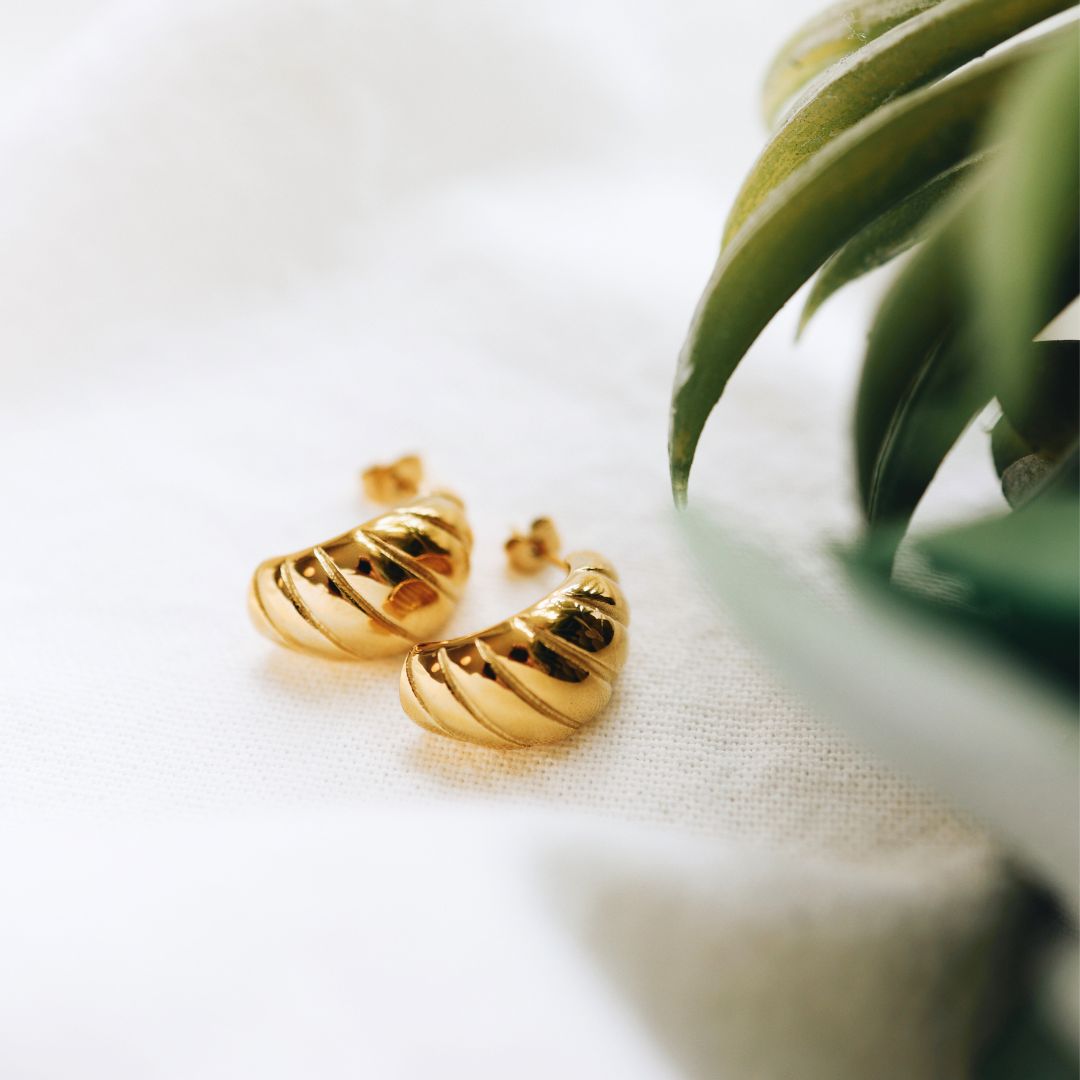 Classic Croissant Earrings