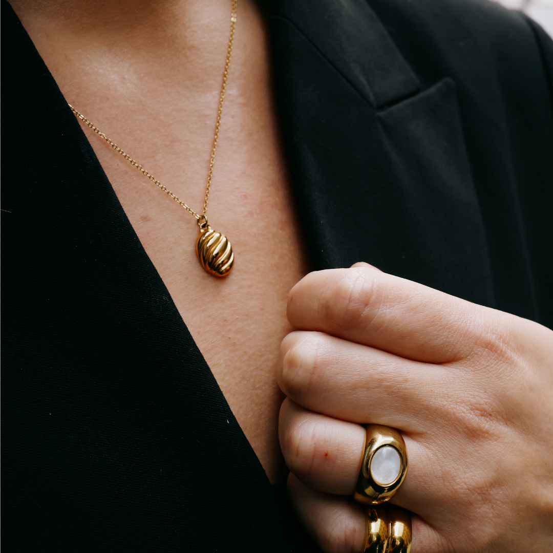 Croissant Pendant Necklace