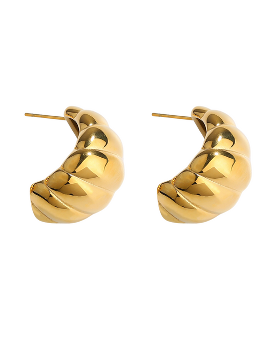 Classic Croissant Earrings