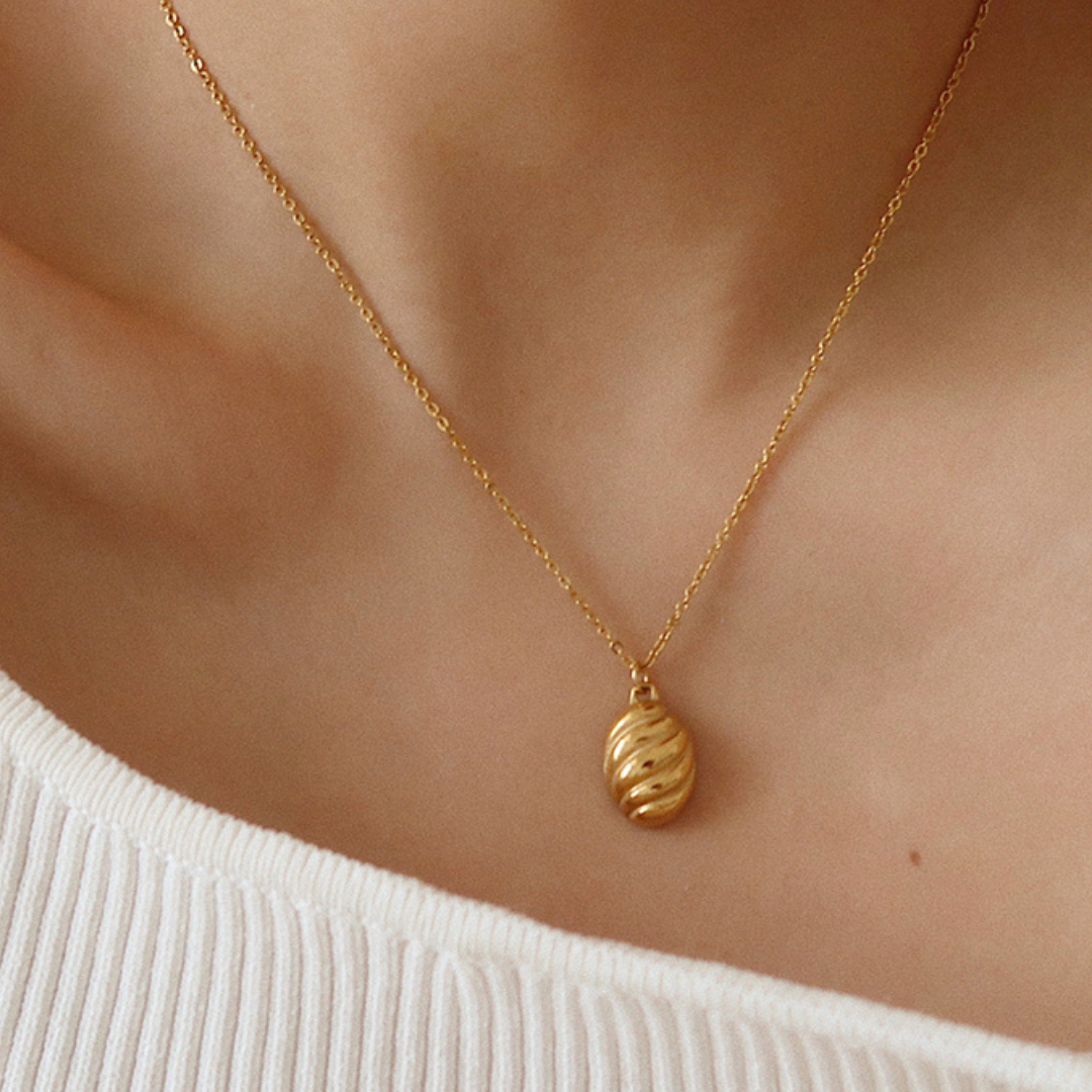 Croissant Pendant Necklace